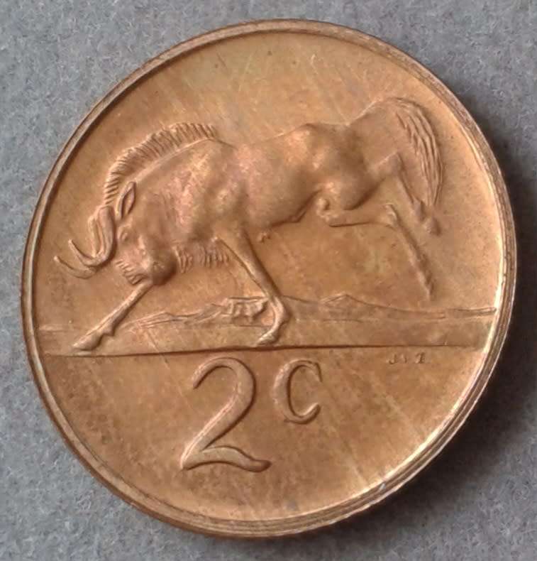 1975 Republic proof 2c