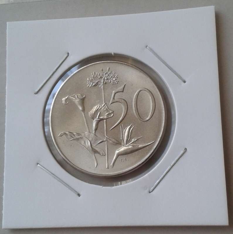 1965 Afrikaans 50c in proof