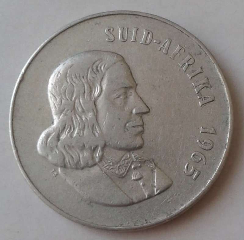Scarce 1965 Afrikaans 50c circulation strike