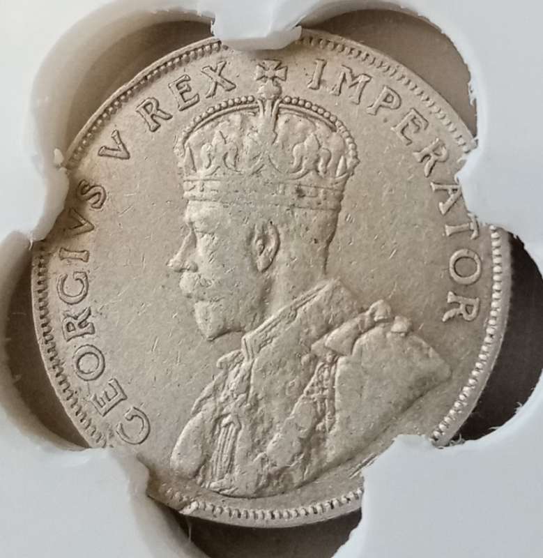 1927 Union silver 2 Shillings SANGS VF25