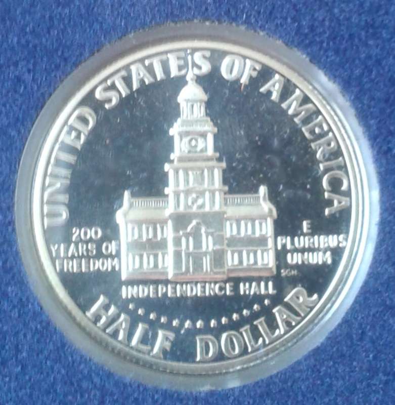 1976 S USA Bicentennial 40% silver 3 coin proof set in original packaging