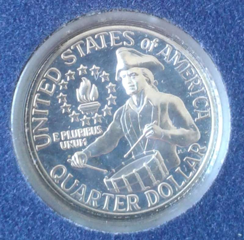 1976 S USA Bicentennial 40% silver 3 coin proof set in original packaging