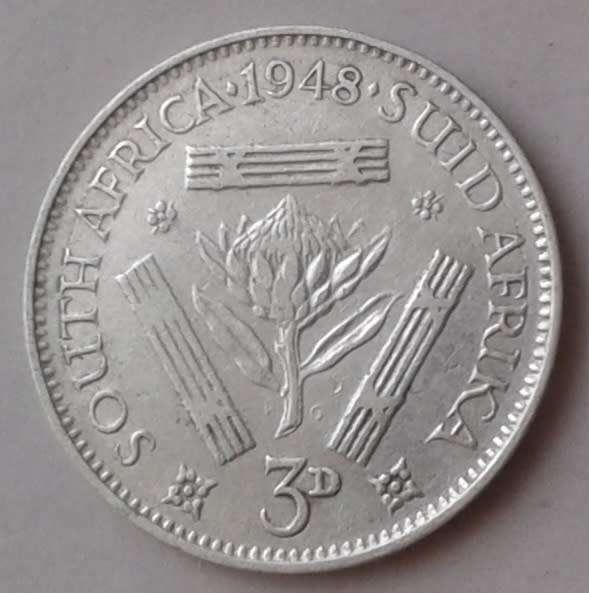 1948 Union silver tickey