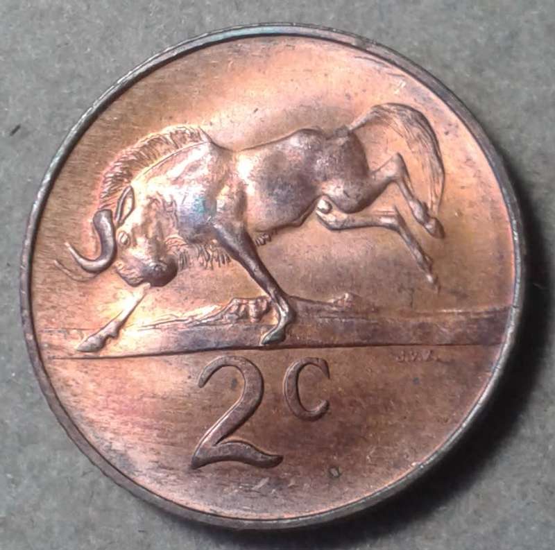 1967 English uncirculated 2c.