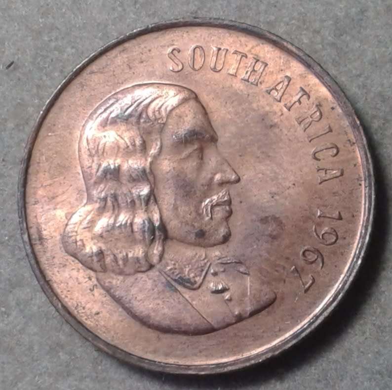 1967 English uncirculated 2c.