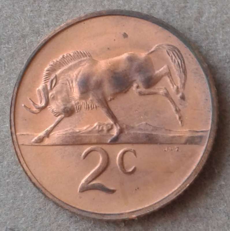 1969 English uncirculated 2c