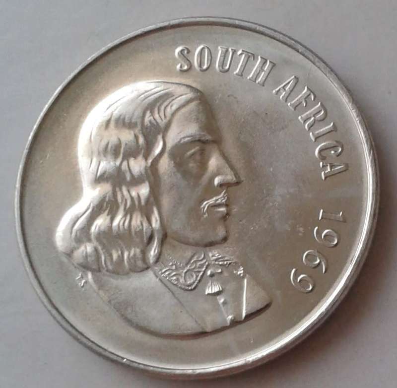 1969 English uncirculated nickel 50c (low mintage)