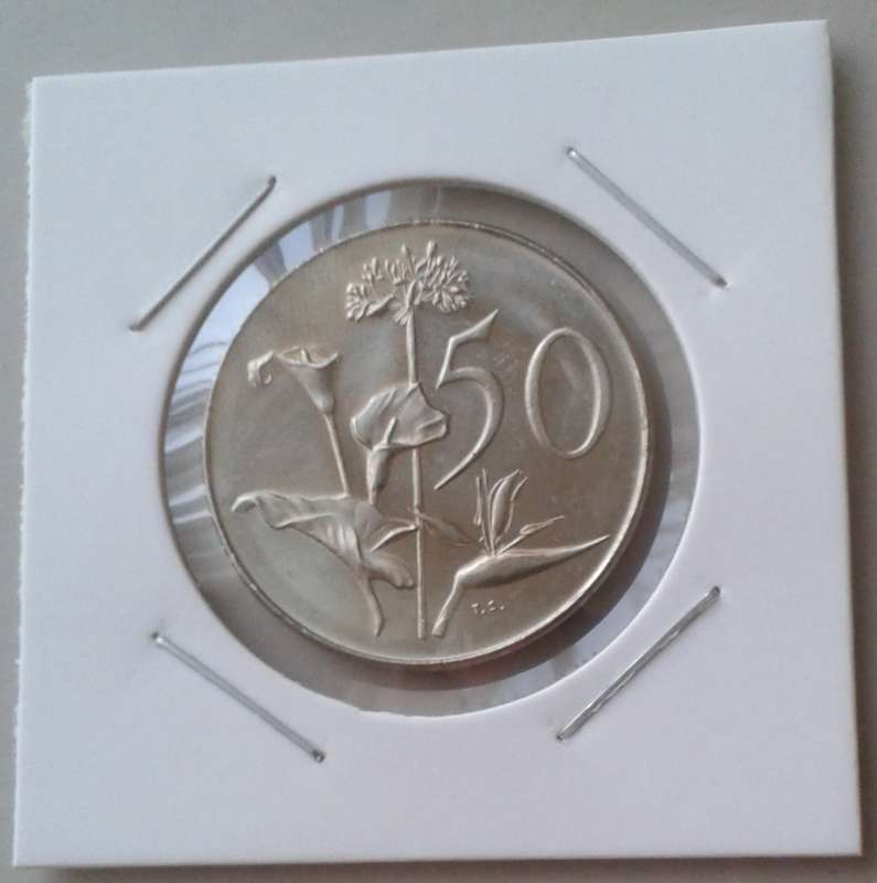 1969 English uncirculated nickel 50c (low mintage)