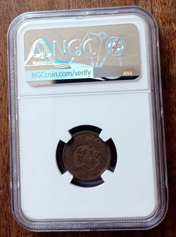 1864 USA Indian Head 1c NGC F12 BN