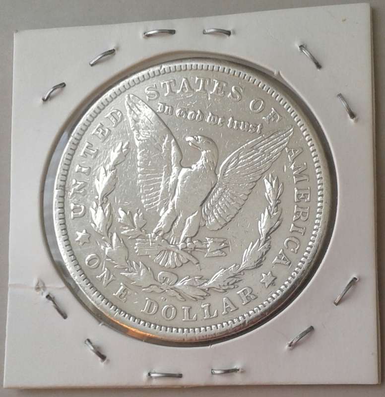 1921 S USA silver Morgan dollar (San Francisco Mint).