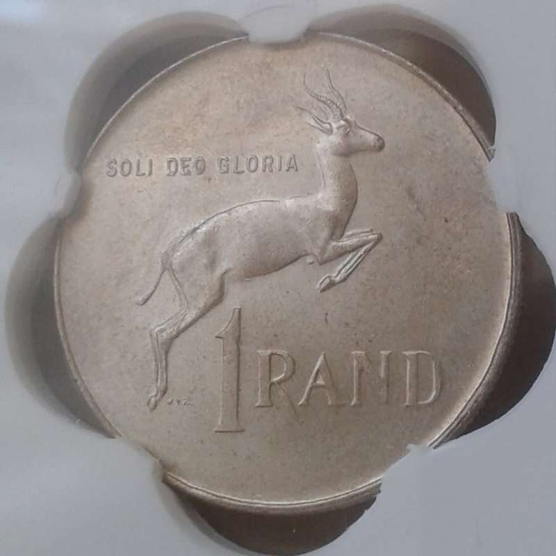 1966 Republic (English) silver R1 SANGS MS63