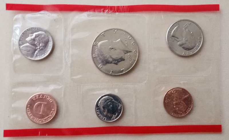 1990 D USA Uncirculated mint set