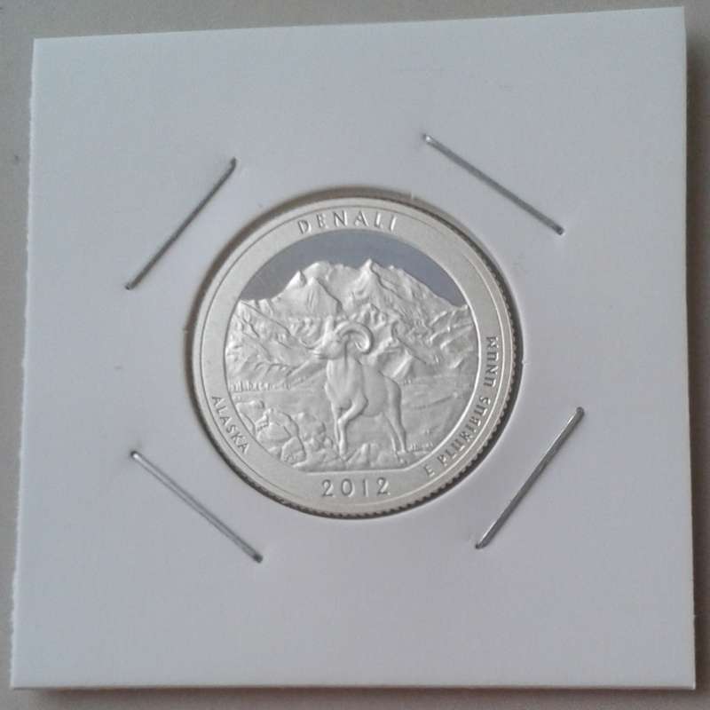 2012 S USA proof silver quarter (Alaska)