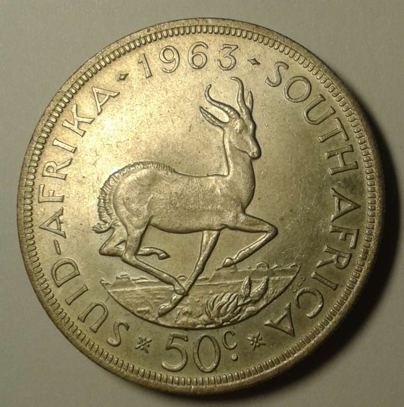 Nice 1963 Republic uncirculated silver 50c