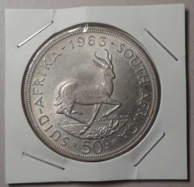 Nice 1963 Republic uncirculated silver 50c