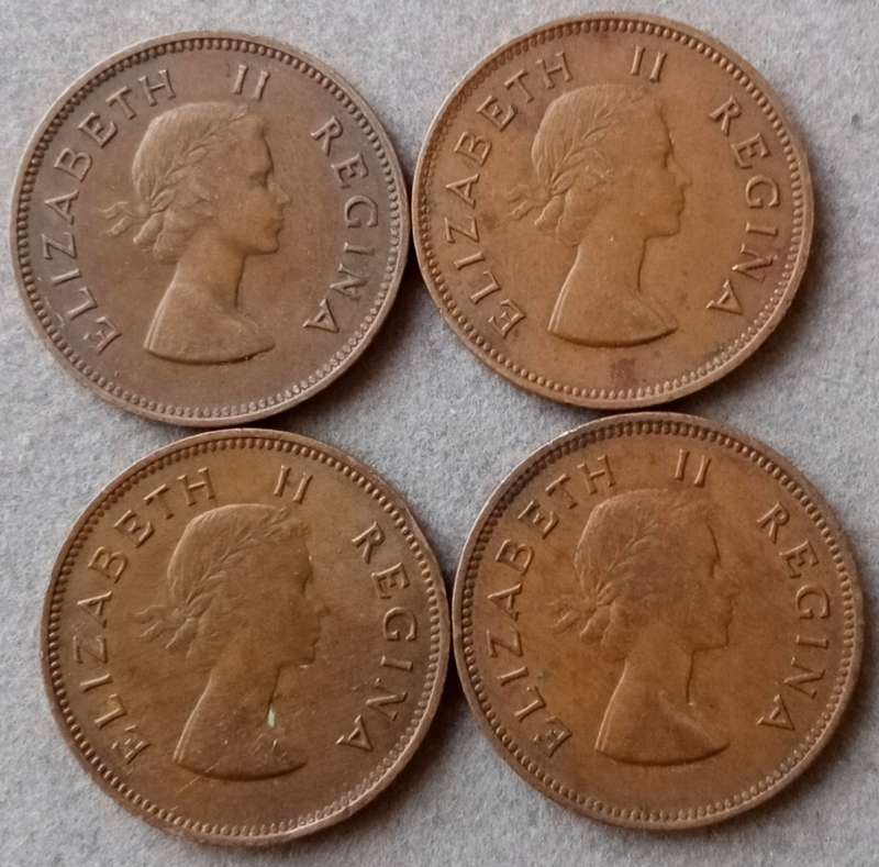 1953 Union 1/2 penny