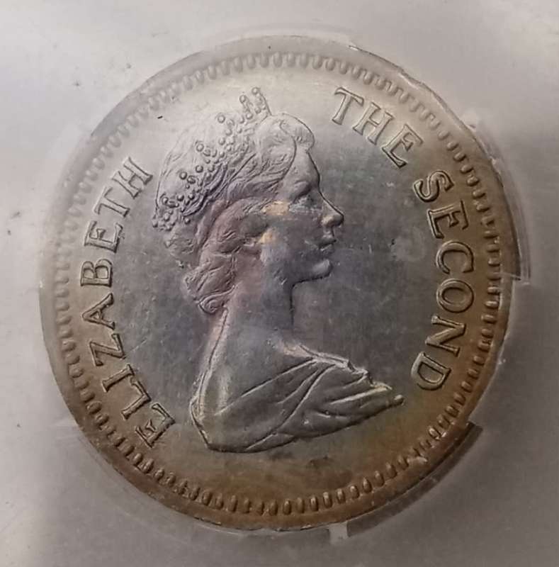 Rare 1968 Rhodesia proof threepence SANGS PF62