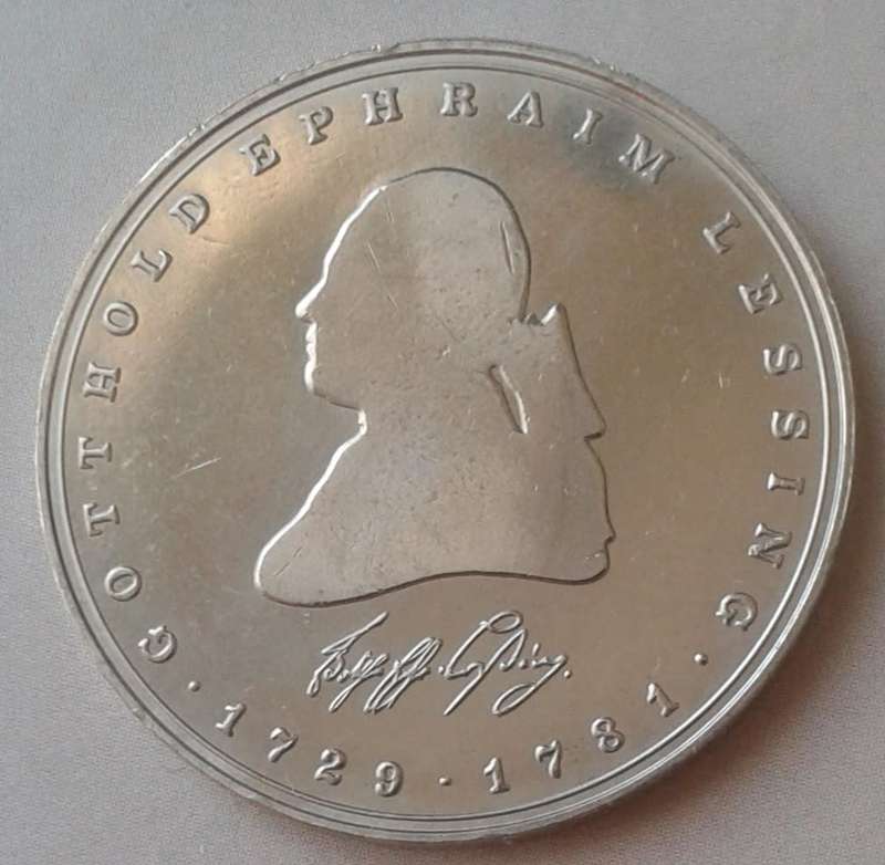 1981 German uncirculated 5 Mark with certificate