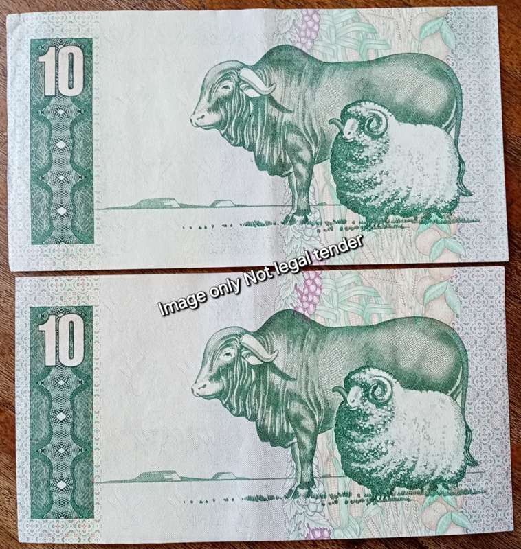 Lot of x2 TW de Jongh 1978 R10 notes