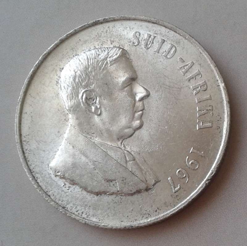 Lot of x3 silver R1 coins (1966,1967,1969)