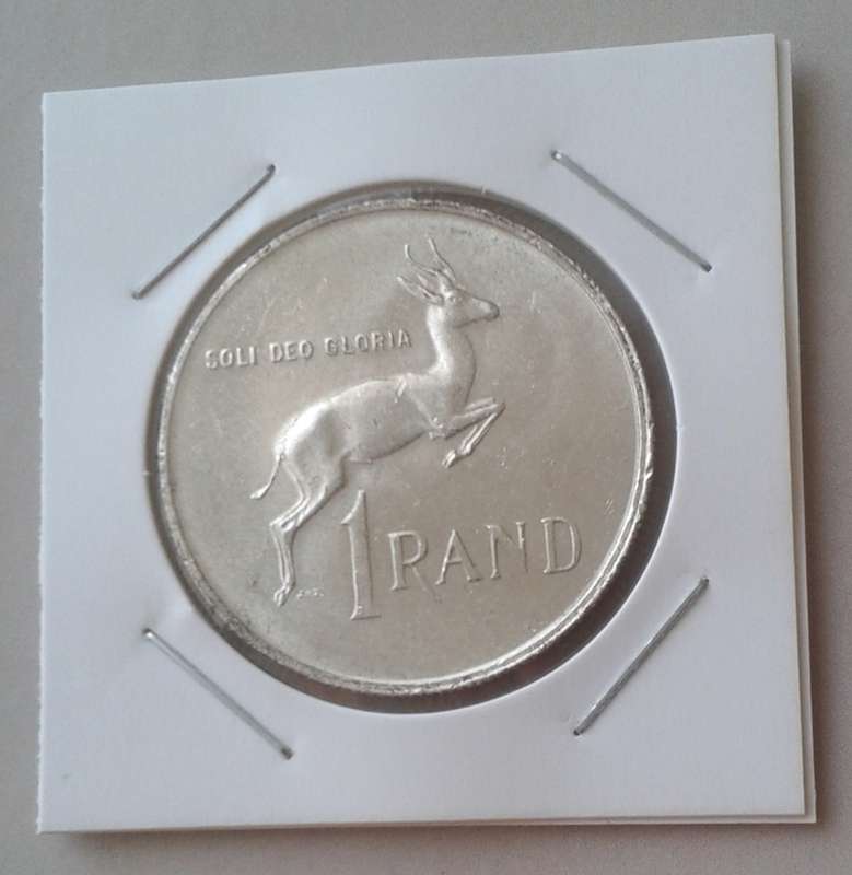 Lot of x3 silver R1 coins (1966,1967,1969)
