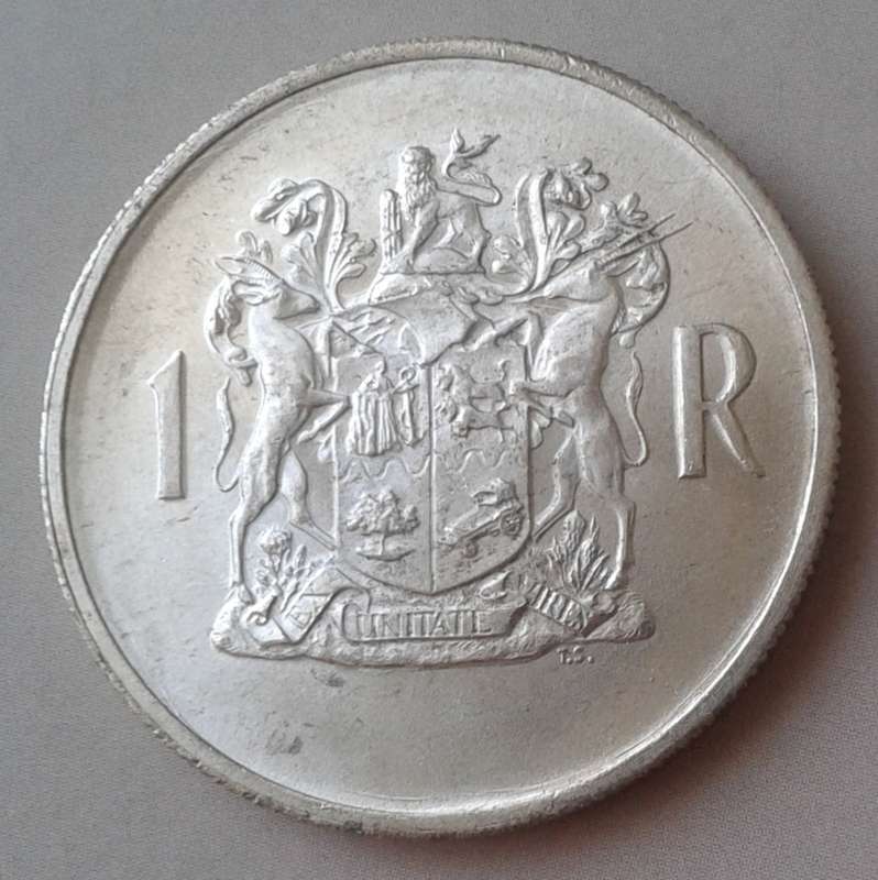Lot of x3 silver R1 coins (1966,1967,1969)