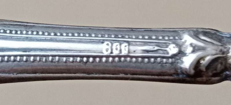 Vintage silver handled nail file