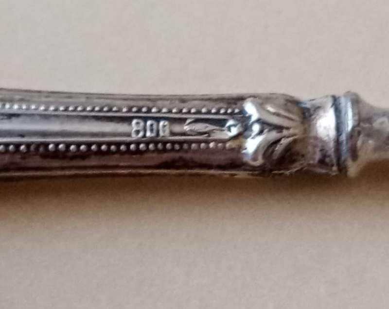 Vintage silver handled cuticle pusher