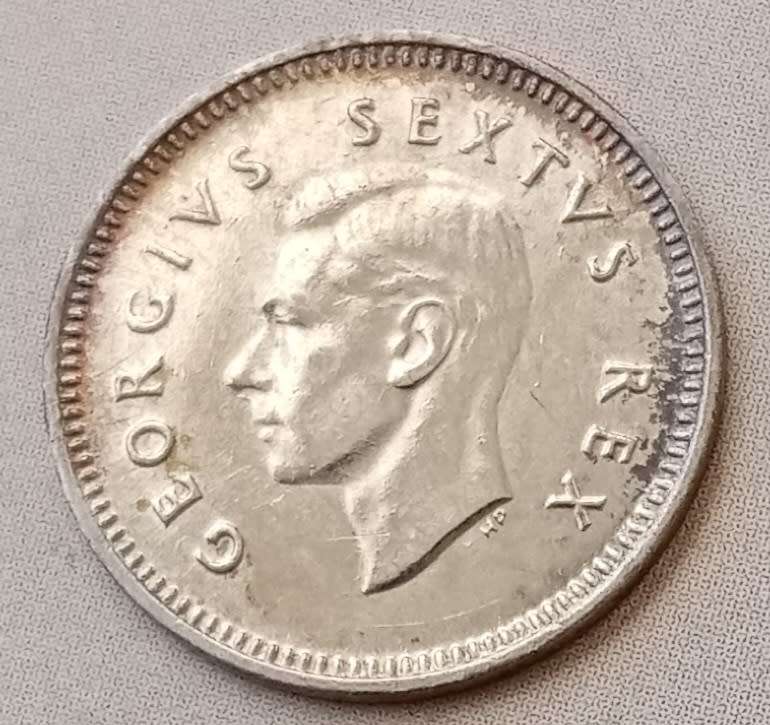 1952 Union proof silver tickey with some toning