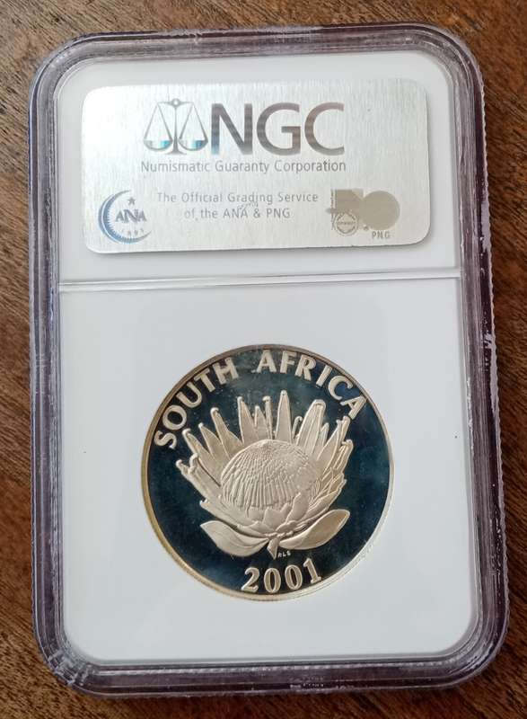 2001 Tourism proof silver R1 NGC PF69