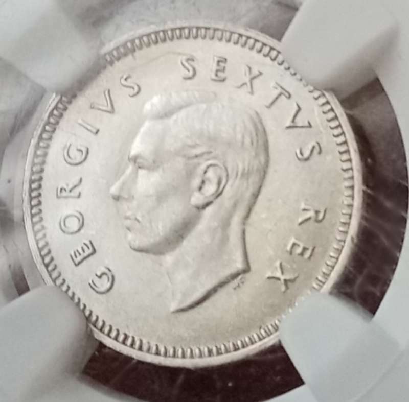 Lustrous 1948 union silver tickey NGC graded MS63 (Mint State)