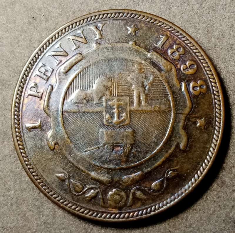 1898 ZAR Kruger penny.