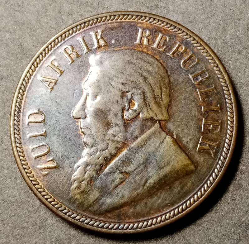 1898 ZAR Kruger penny.