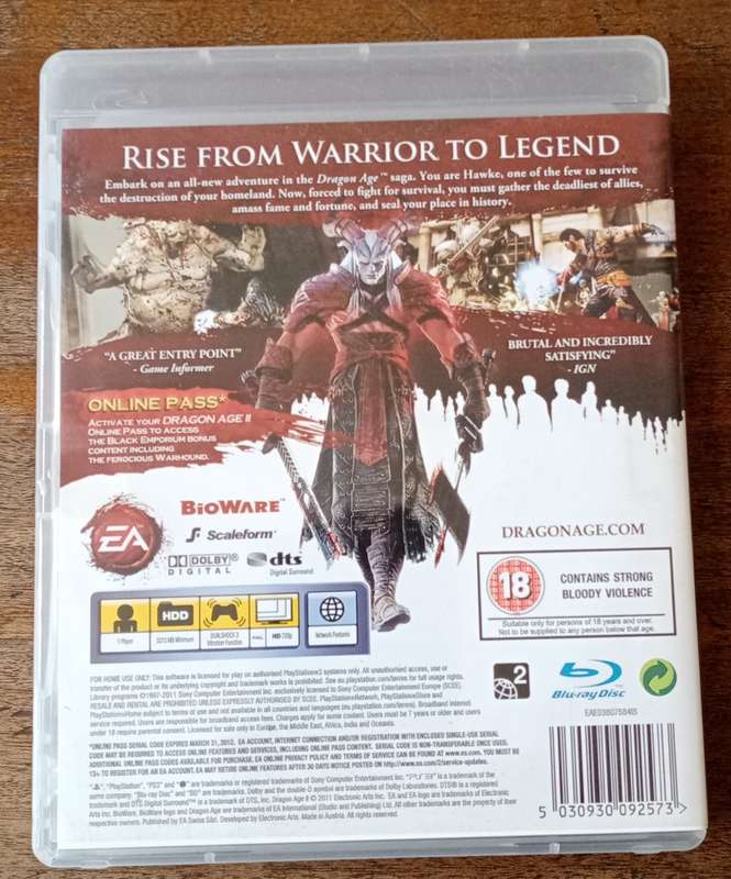 Dragon Age II PS3