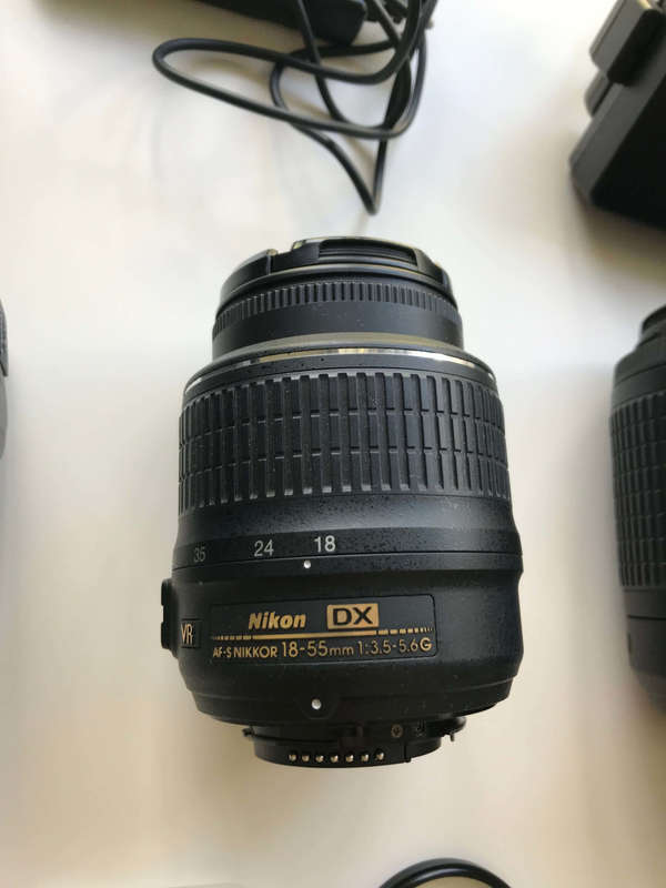 Nikon D3100 DSLR Camera Kit with 18-55mm and 55-200mm Lenses