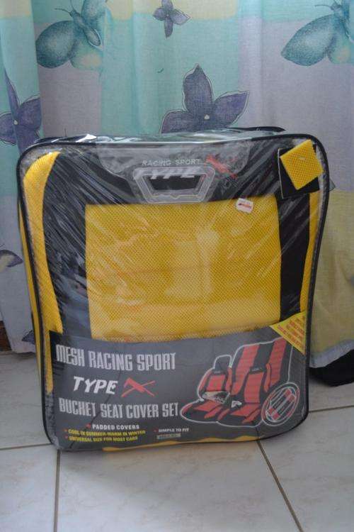 *Brand New Sealed* Mesh Racing Sport Type Buchet Seat Cover Set