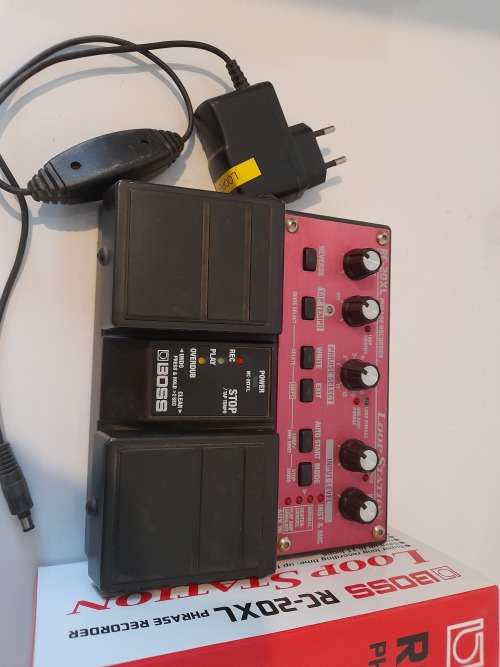 Boss RC-20XL Looper Pedal with PSU and box