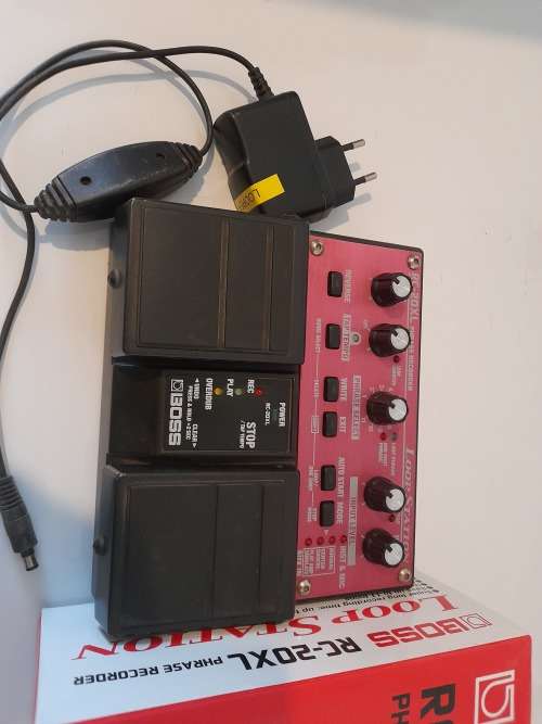 Boss RC-20XL Looper Pedal with PSU and box