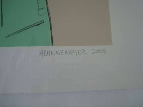 Anton Kannemeyer Lithograph Artwork Bitterkomix