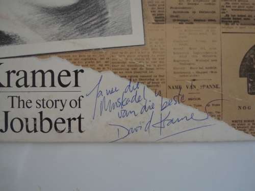 David Kramer - Die verhaal van Blokkies Joubert AUTOGRAPHED