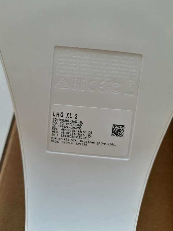 Mikrotik LHG XL2 RBLHG-2nd-XL PtP CPE Antenna