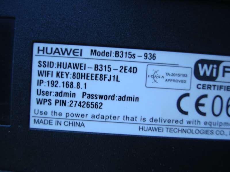 Huawei B315s-936 LTE 4G CPE Wifi Router