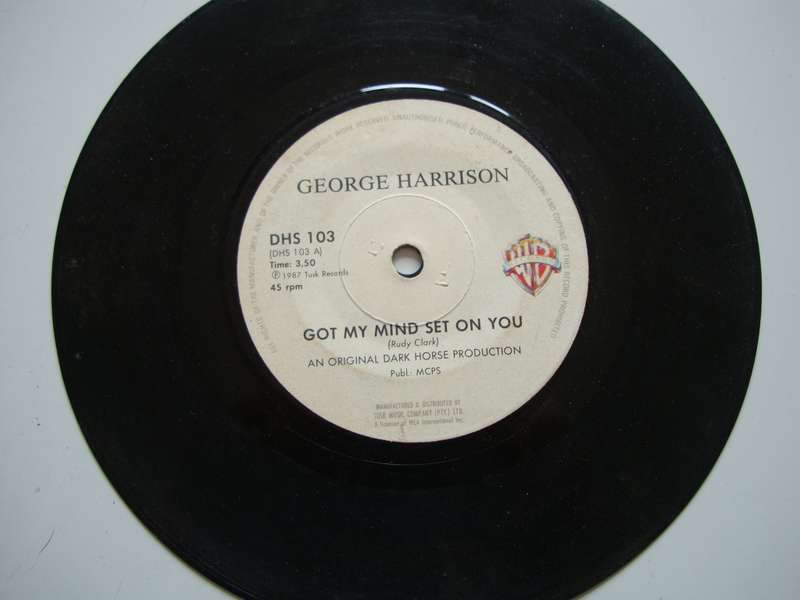 George Harrison - Got my mind set on you 7` single
