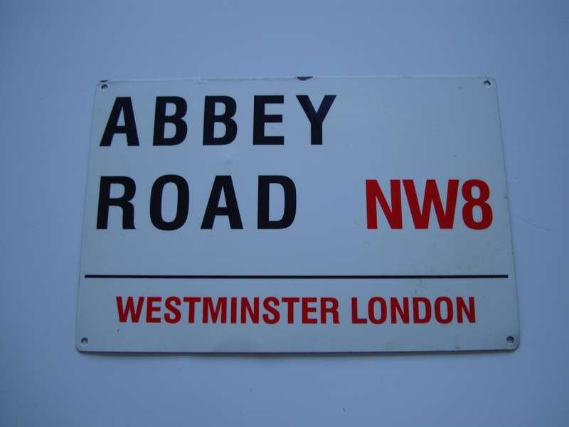 Abbey Road - Road Sign Replica - The Beatles