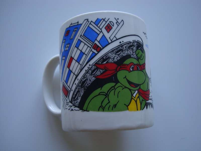 Vintage Teenage Mutant Ninja Turtles Coffee Mug 1990