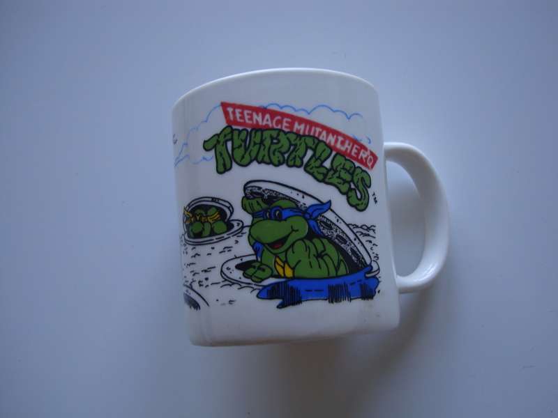 Vintage Teenage Mutant Ninja Turtles Coffee Mug 1990