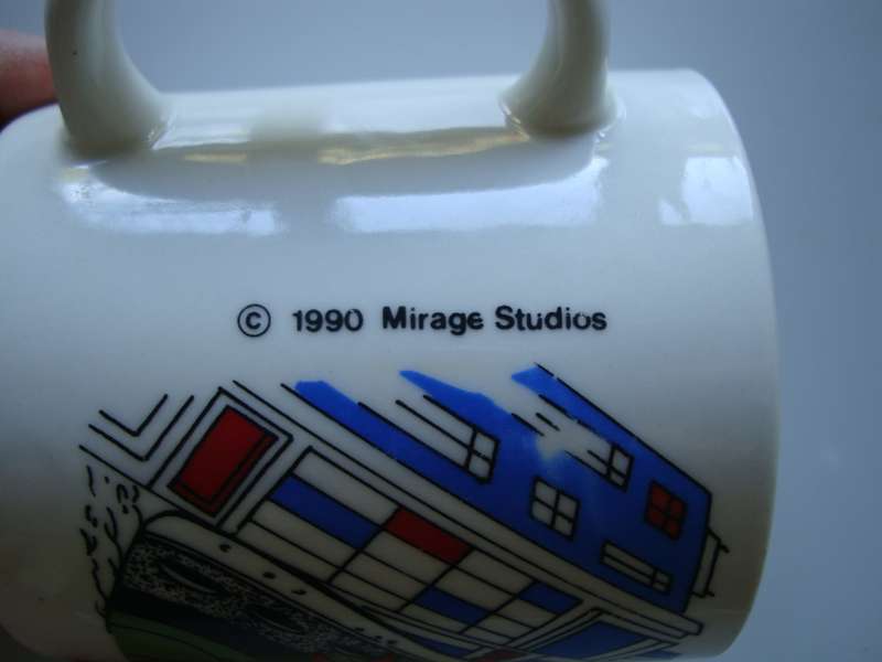 Vintage Teenage Mutant Ninja Turtles Coffee Mug 1990