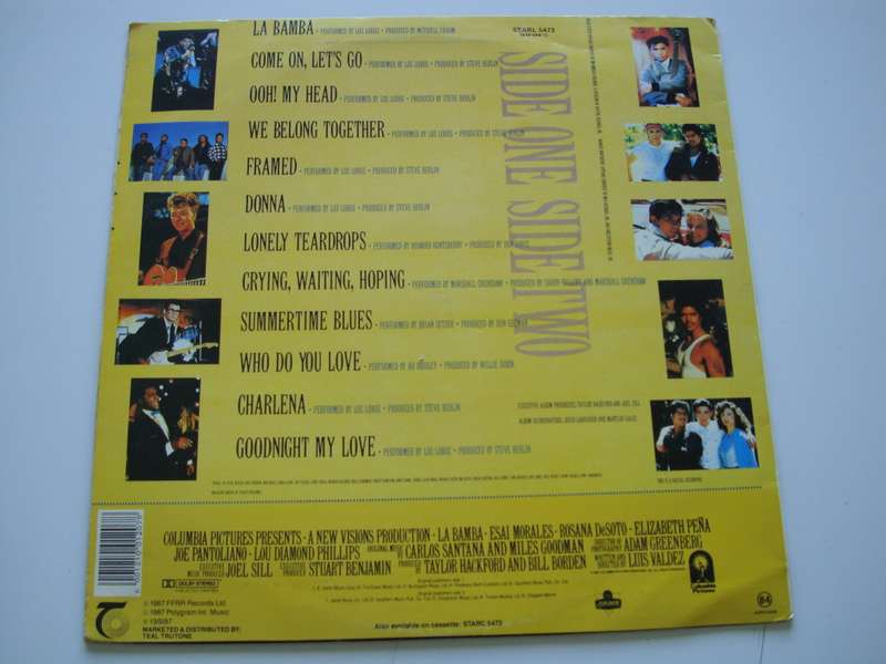 La Bamba - Movie Soundtrack LP