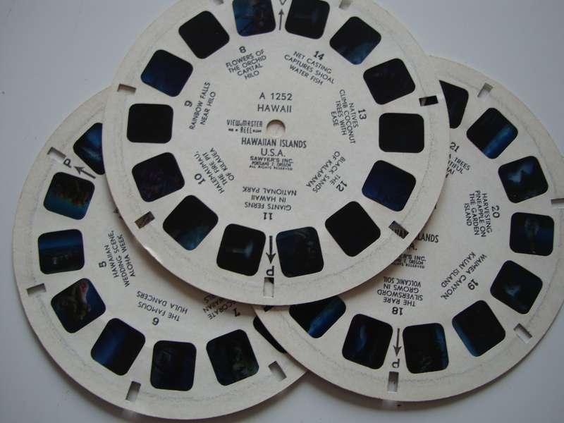 3 x Vintage View Master 3D Discs - Hawaii