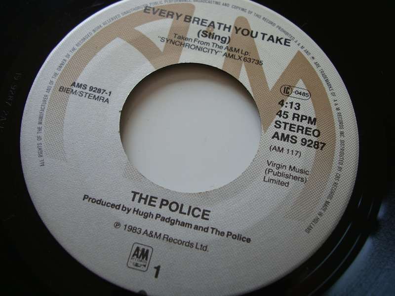 The Police - Every Breath You Take 7` Single